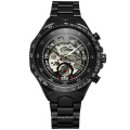 WINNER 432 Cheap price men mechanical wristwatch tourbillon design quality steel auto mechanical watch